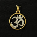 0.27 carat lab-grown diamond locket in 14kt gold front view
