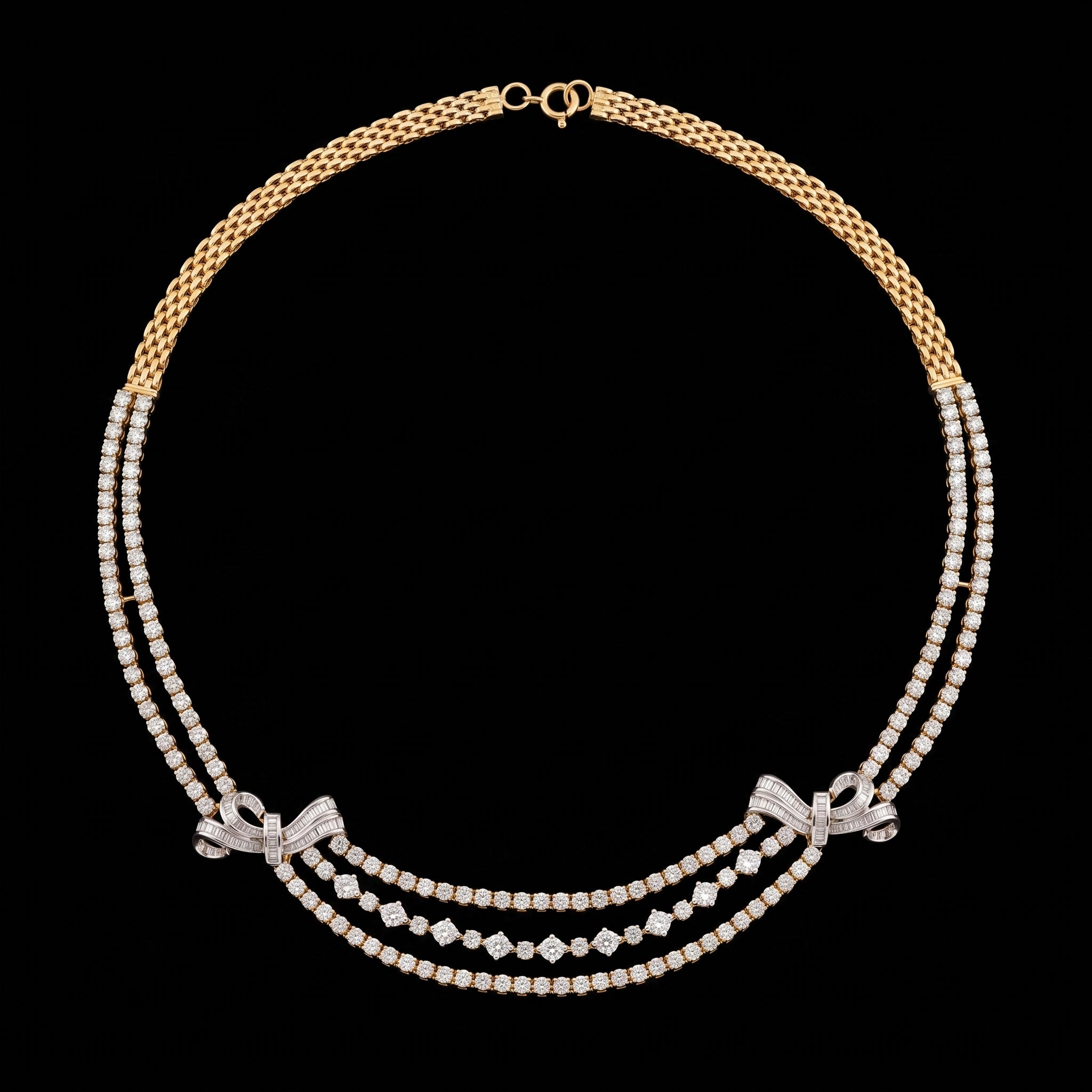 10.64Ct of Necklace with the Purity of 18K