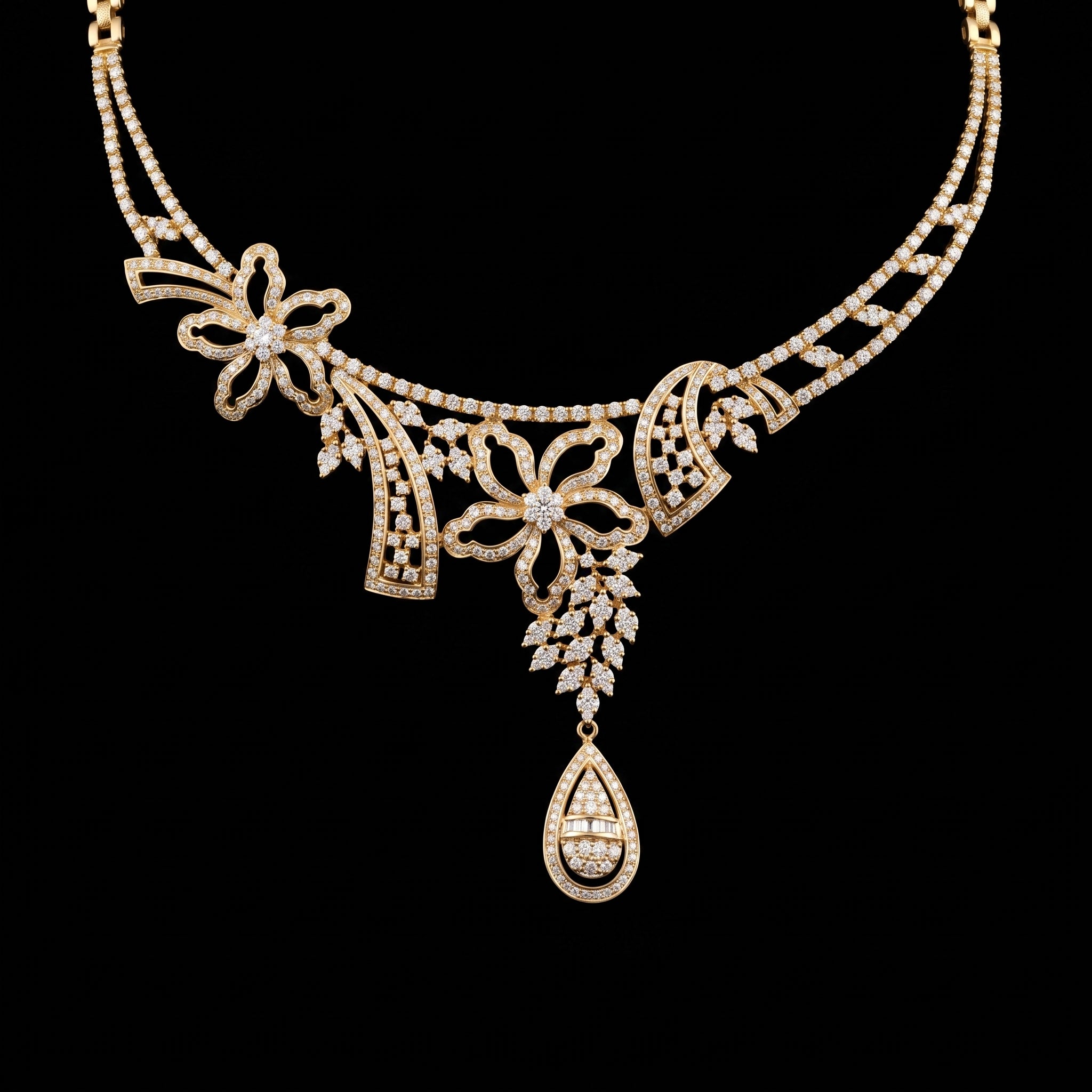 5Ct of Necklace with the Purity of 18K