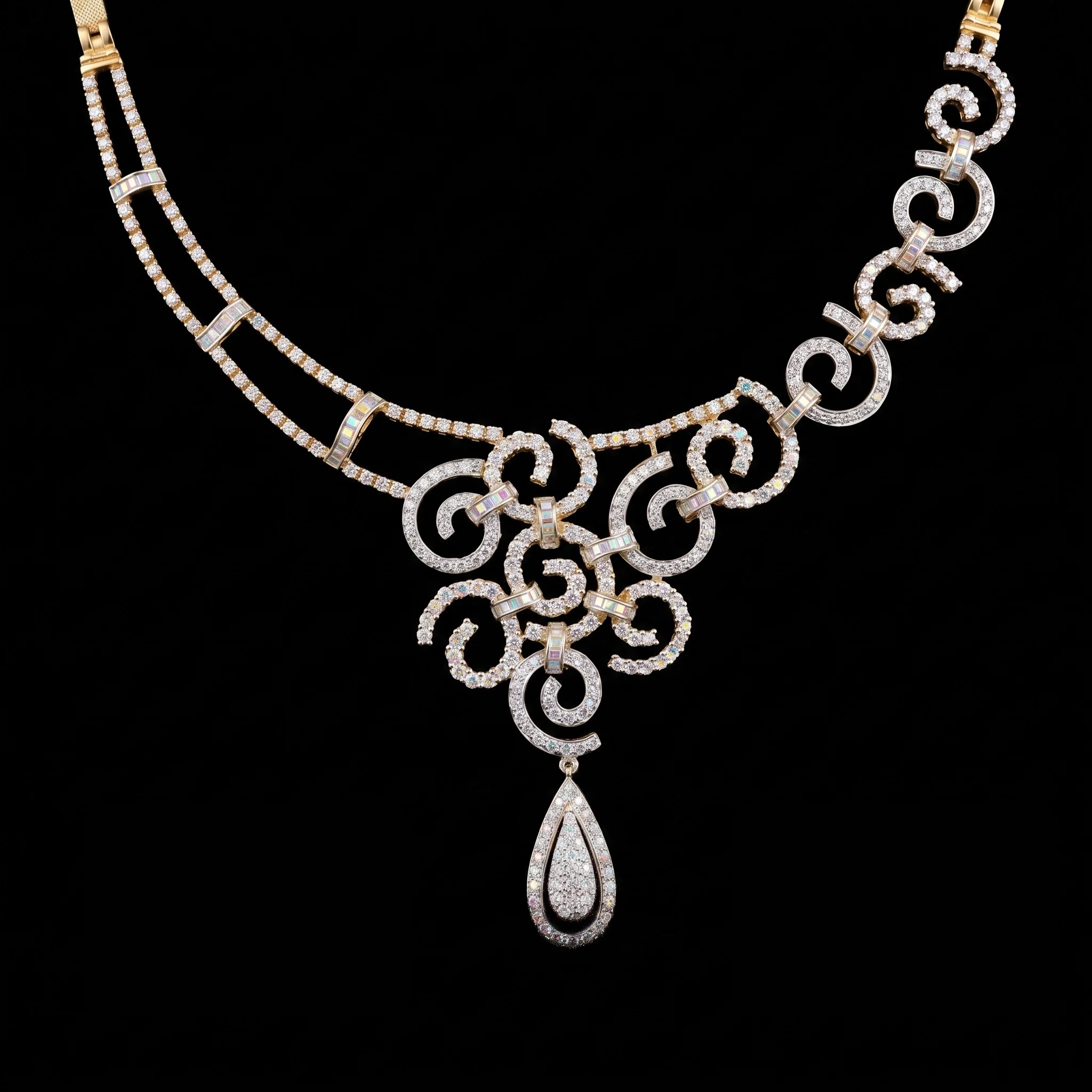 5.66Ct of Necklace with the Purity of 18K