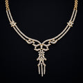 3.71Ct of Necklace with the Purity of 18K
