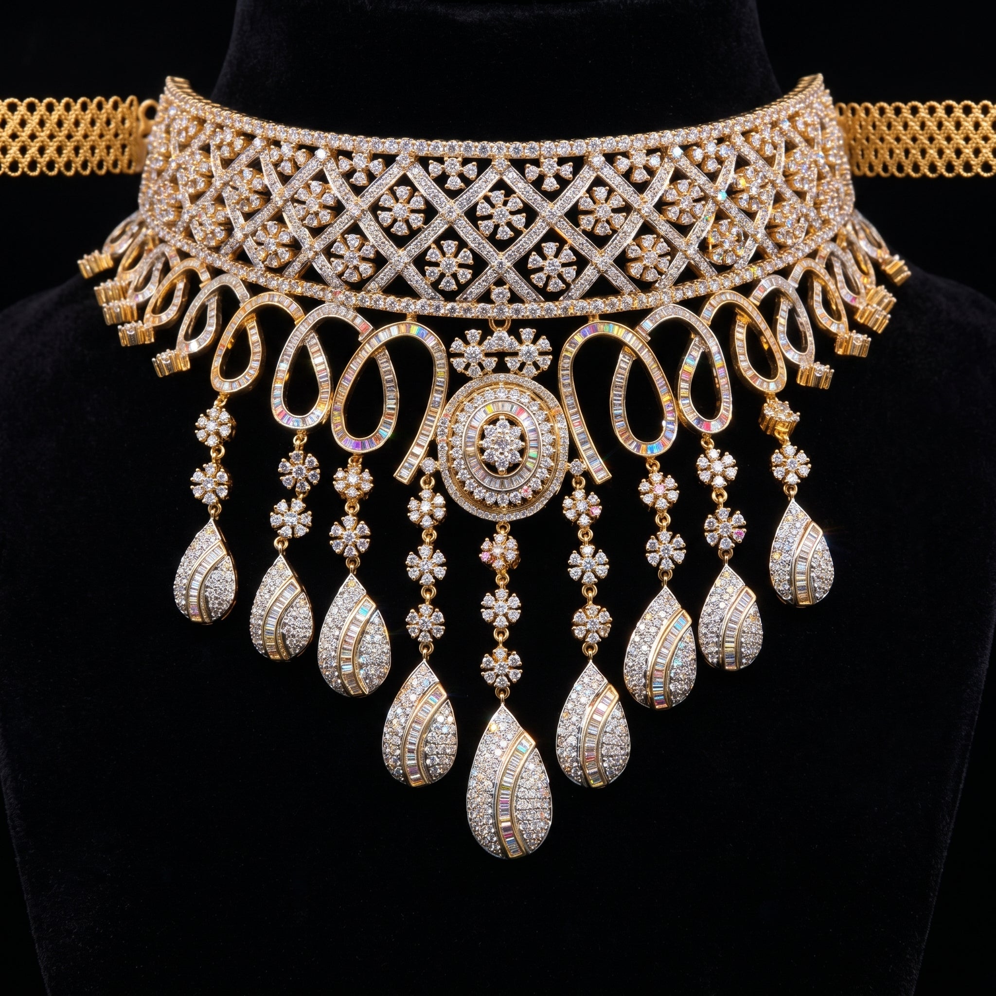 22.73Ct of Necklace with the Purity of 18K