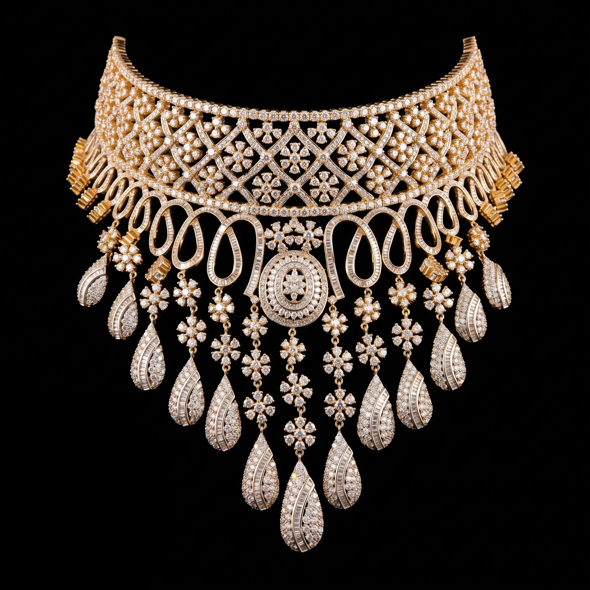 49.43Ct of Necklace with the Purity of 18K