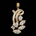 3.04Ct of Locket With the Purity of 18K