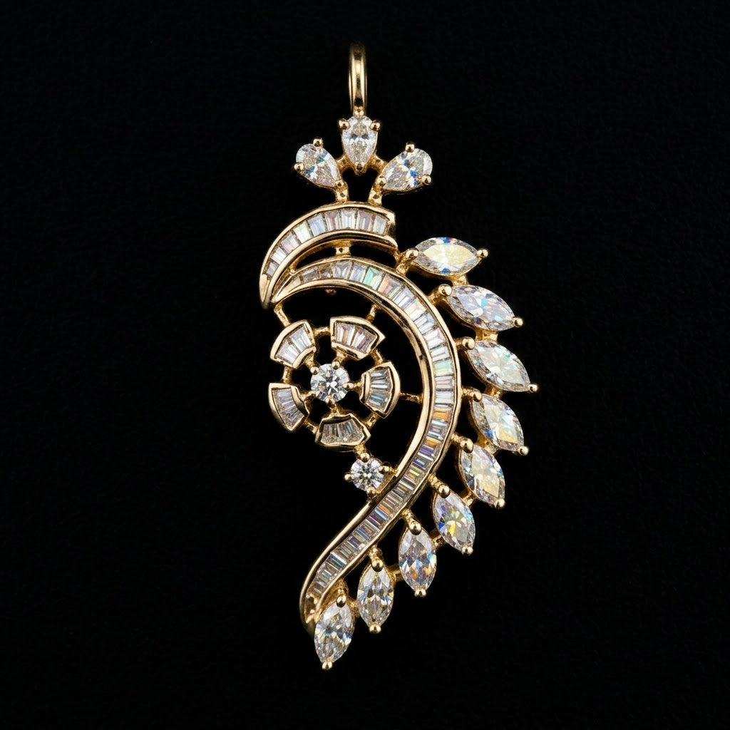1.83Ct of Locket With the Purity of 18K