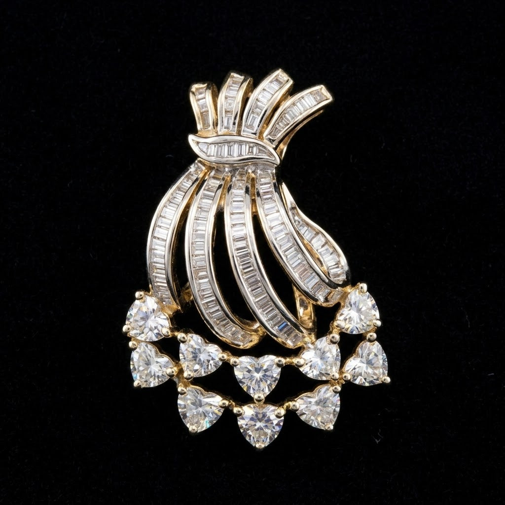 1.89Ct of Locket With the Purity of 18K