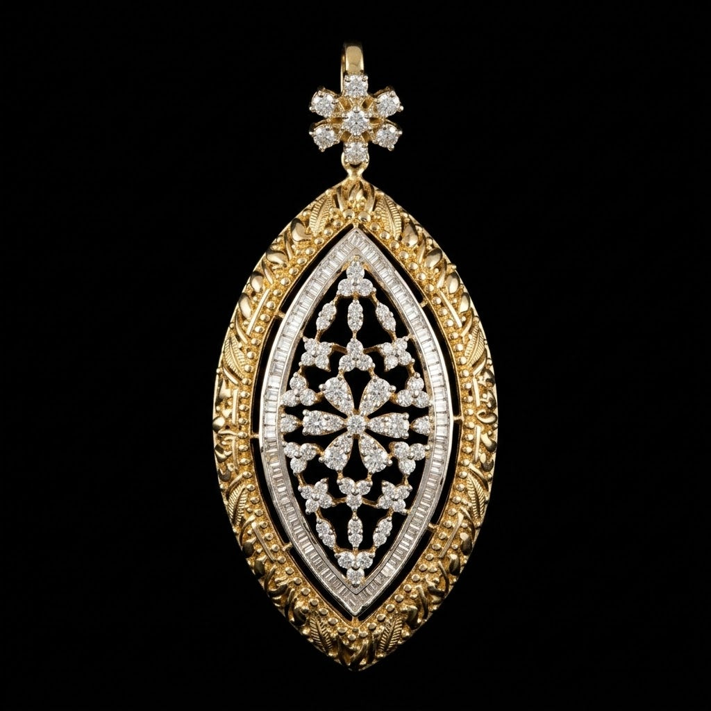 2.69Ct of Locket With the Purity of 18K