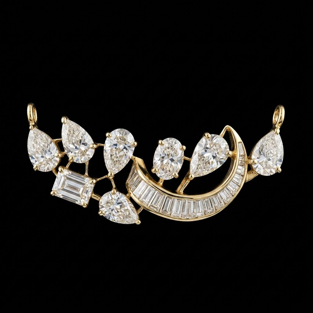 5.79Ct of Locket With the Purity of 18K