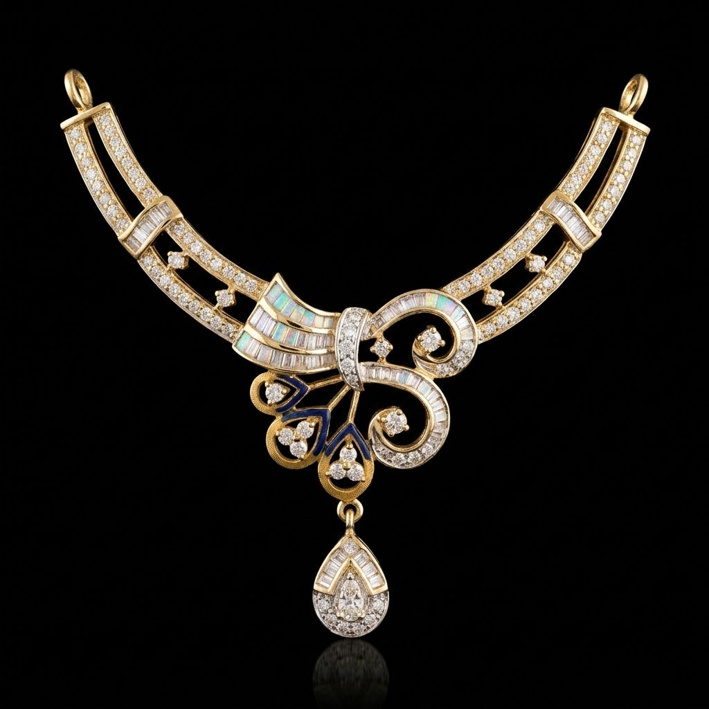 2.74Ct of Locket With the Purity of 18K