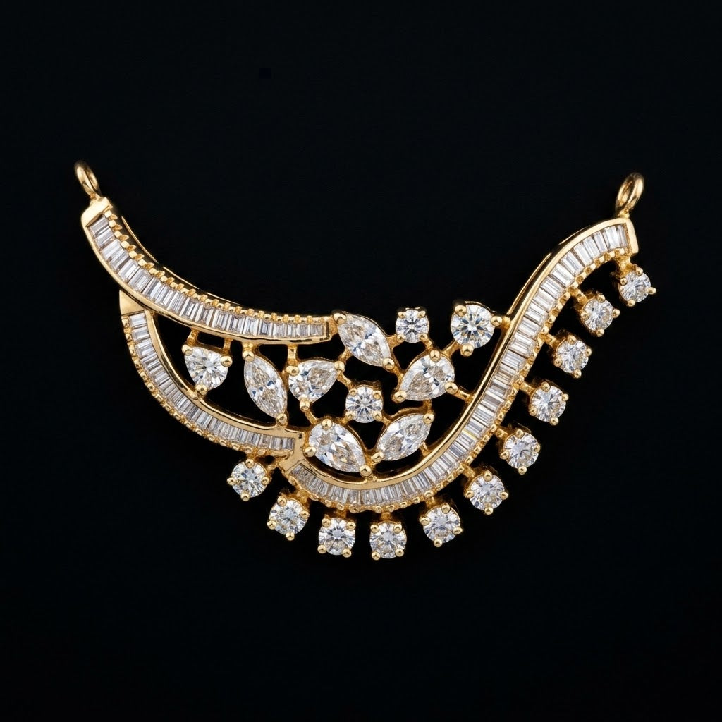 2.76Ct of Locket With the Purity of 18K