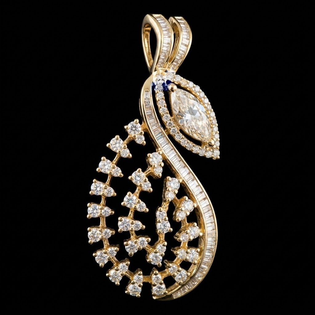 4.5Ct of Locket With the Purity of 14K