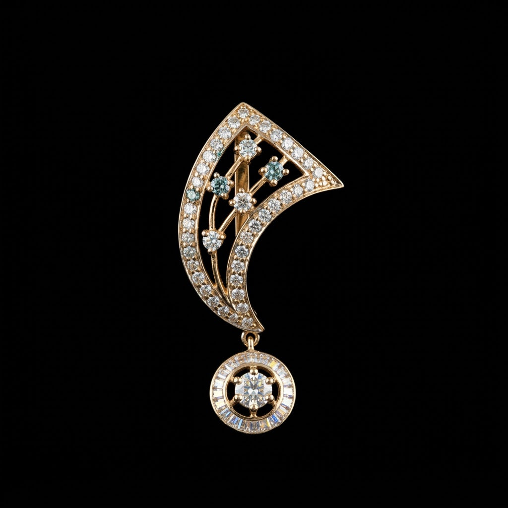 1.5Ct of Locket With the Purity of 18K