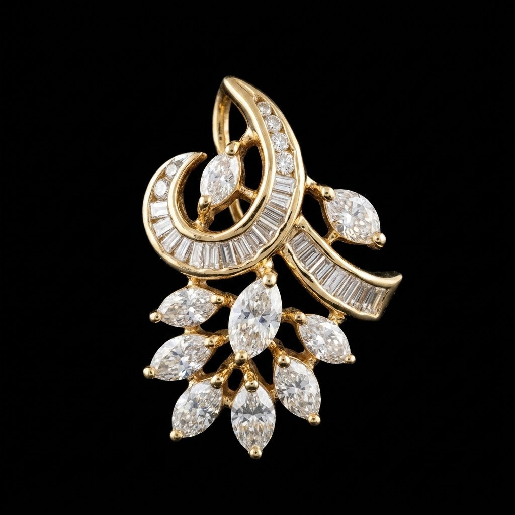 4.2Ct of Locket With the Purity of 18K