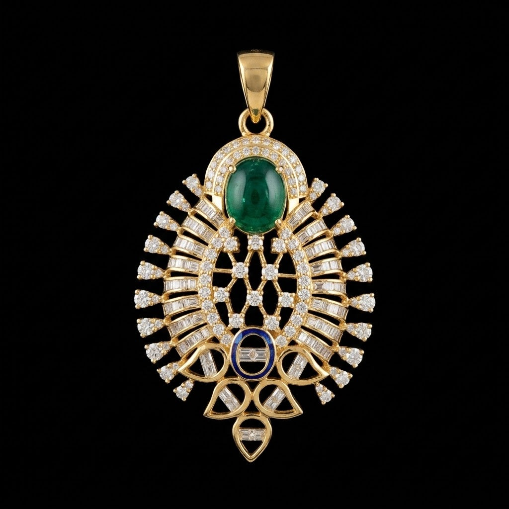 5.56Ct of Locket With the Purity of 18K