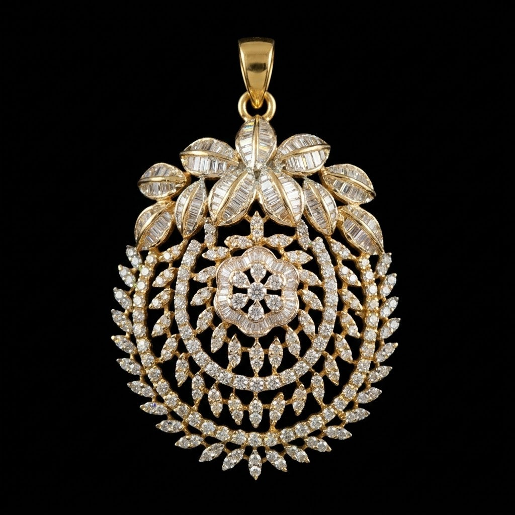 4.4Ct of Locket With the Purity of 18K