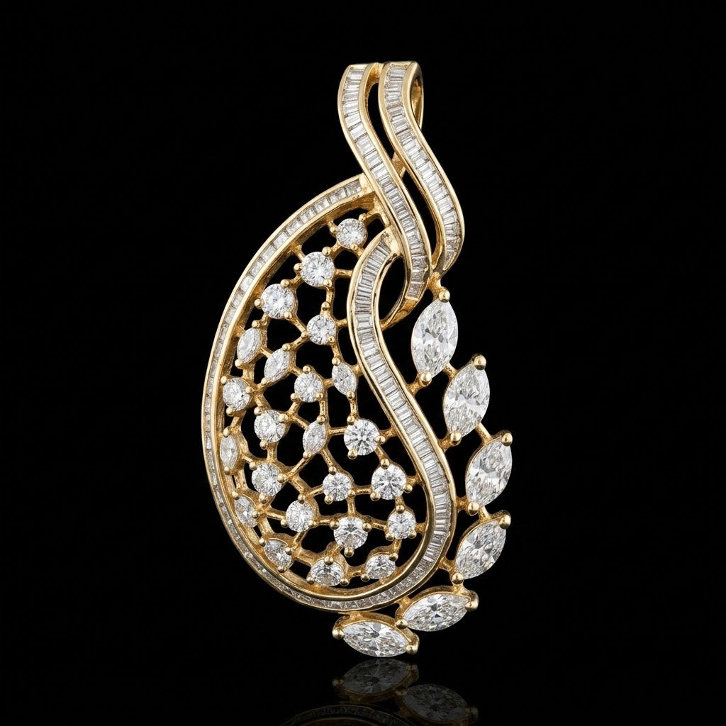 4.6Ct of Locket With the Purity of 18K