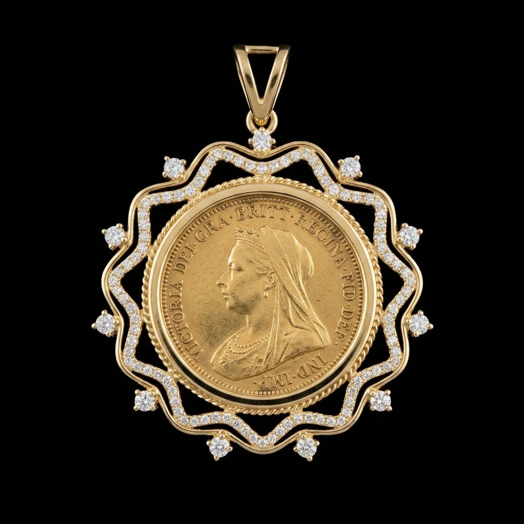 1.5Ct of Locket With the Purity of 18K