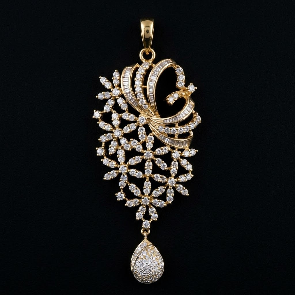 2.9Ct of Locket With the Purity of 18K