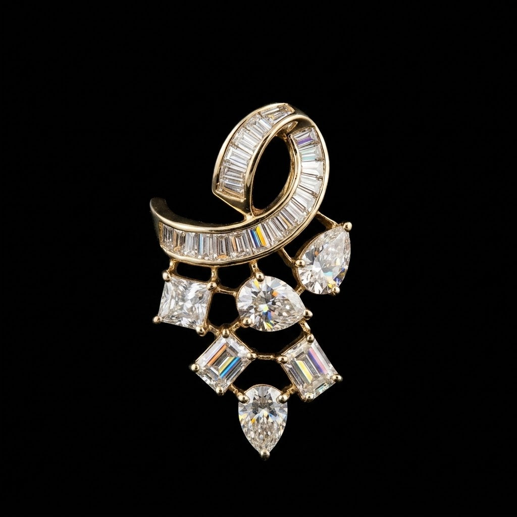 4.8Ct of Locket With the Purity of 18K