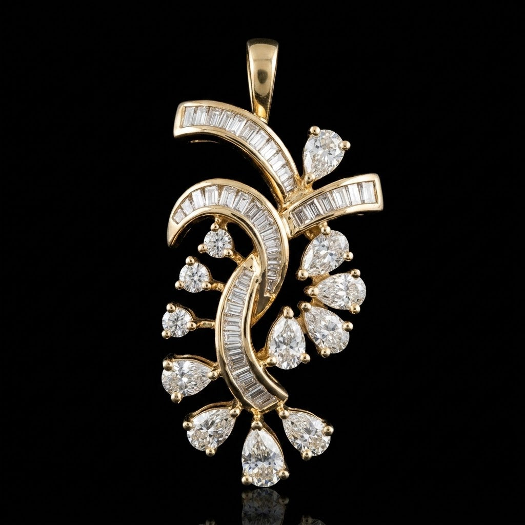 2.5Ct of Locket With the Purity of 18K