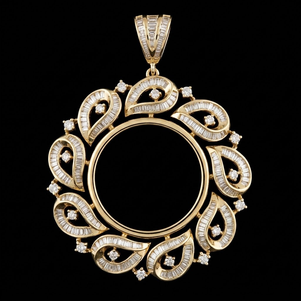 2.5Ct of Locket With the Purity of 18K