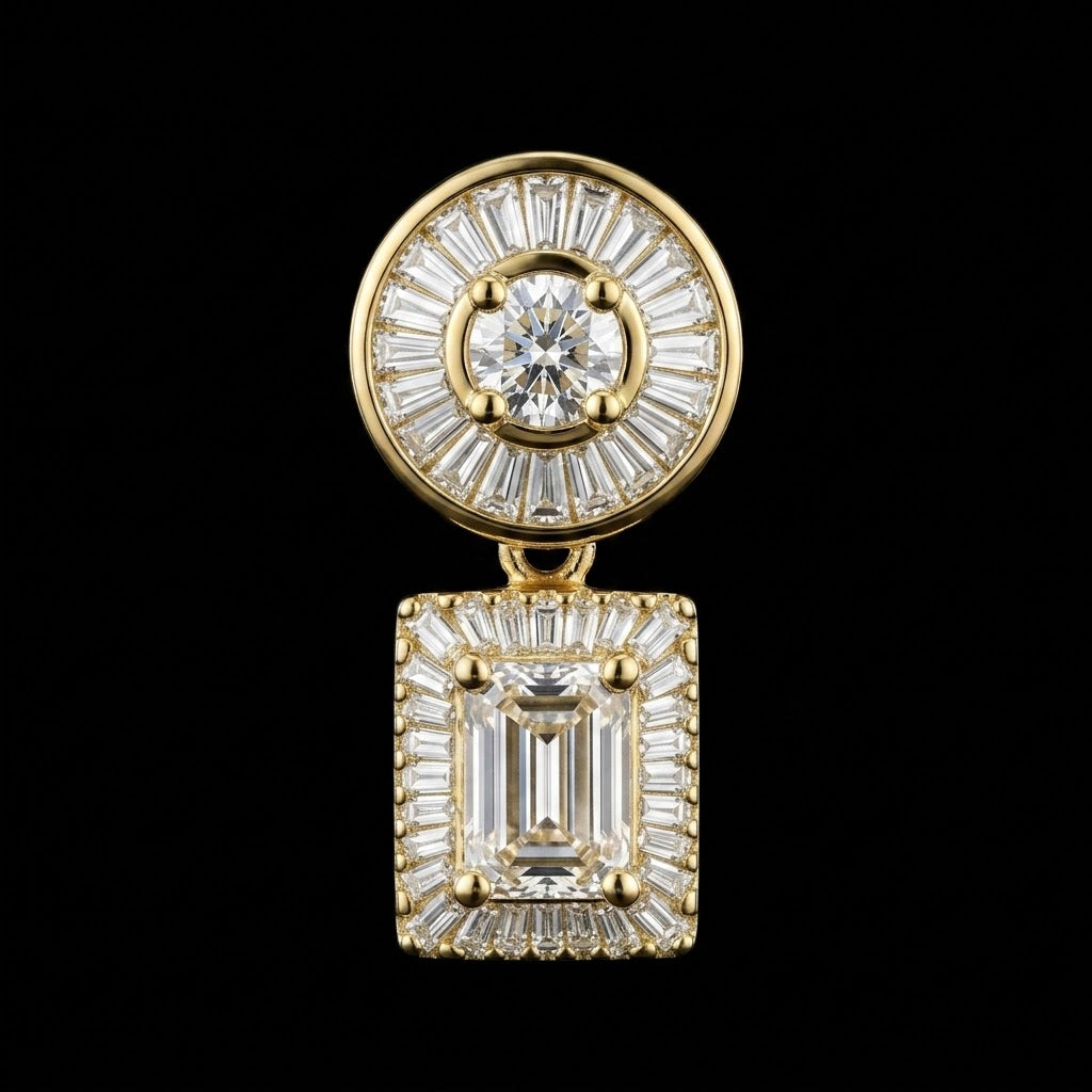 1.4Ct of Locket With the Purity of 18K