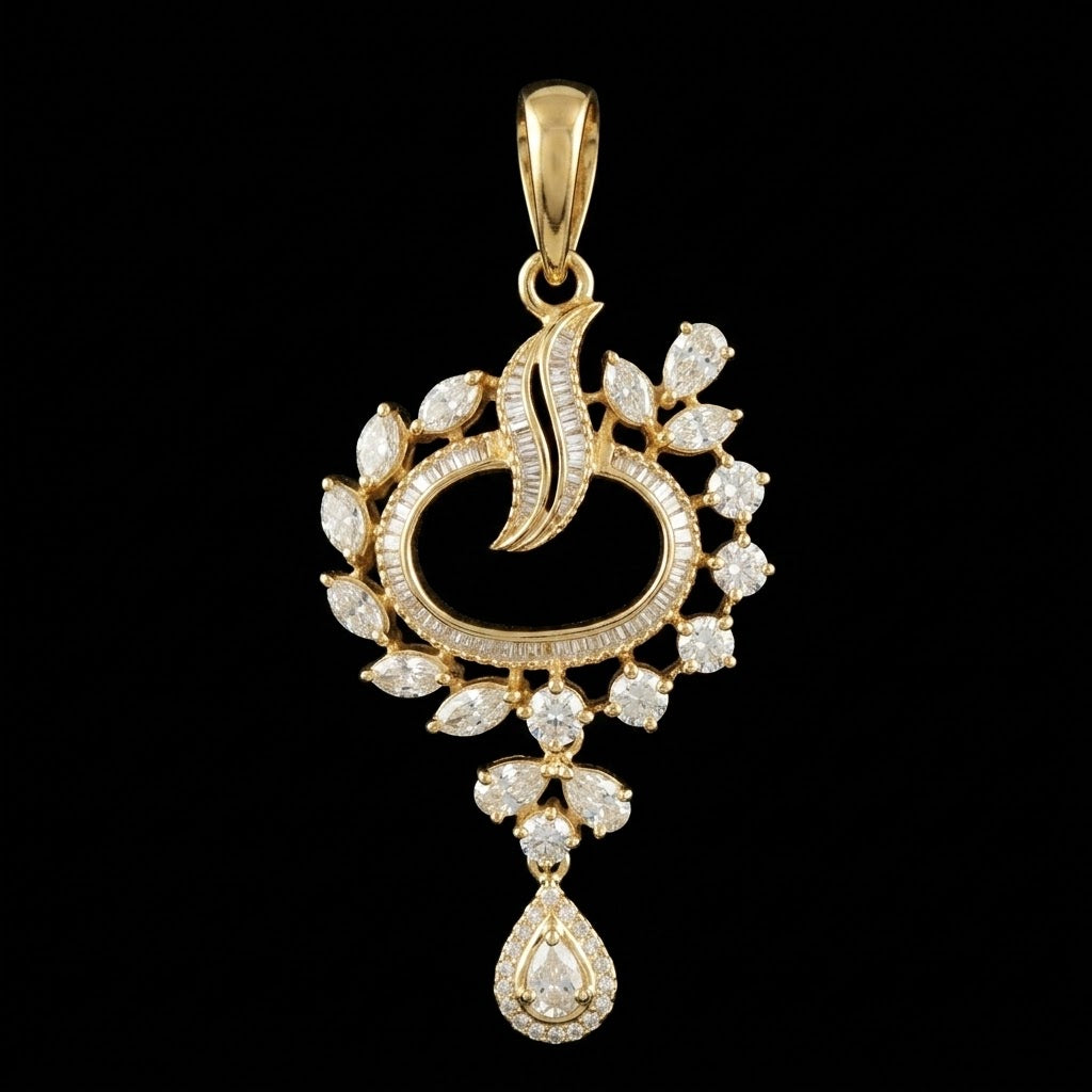 4.39Ct of Locket With the Purity of 18K