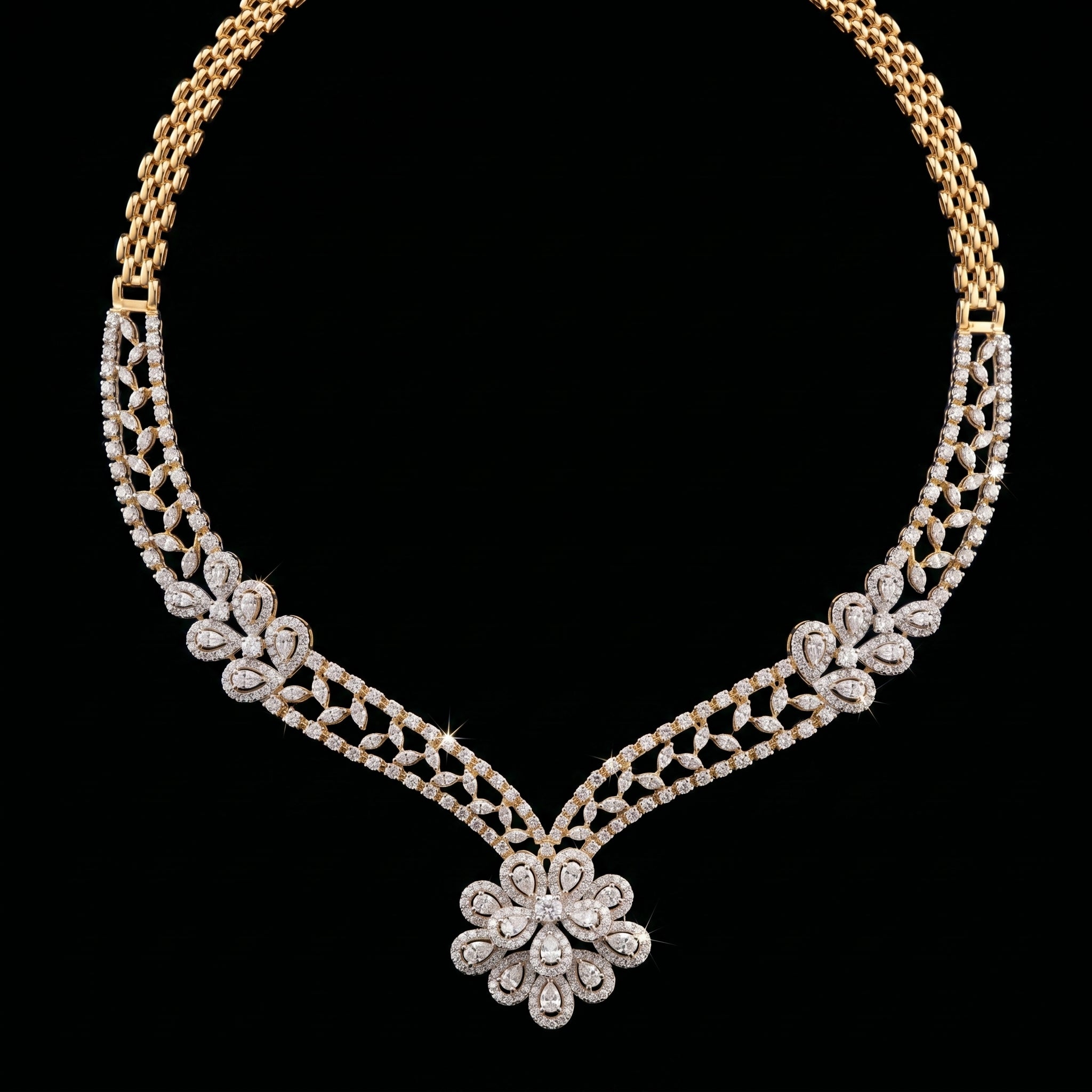 7.82Ct of Necklace With Purity of 14K