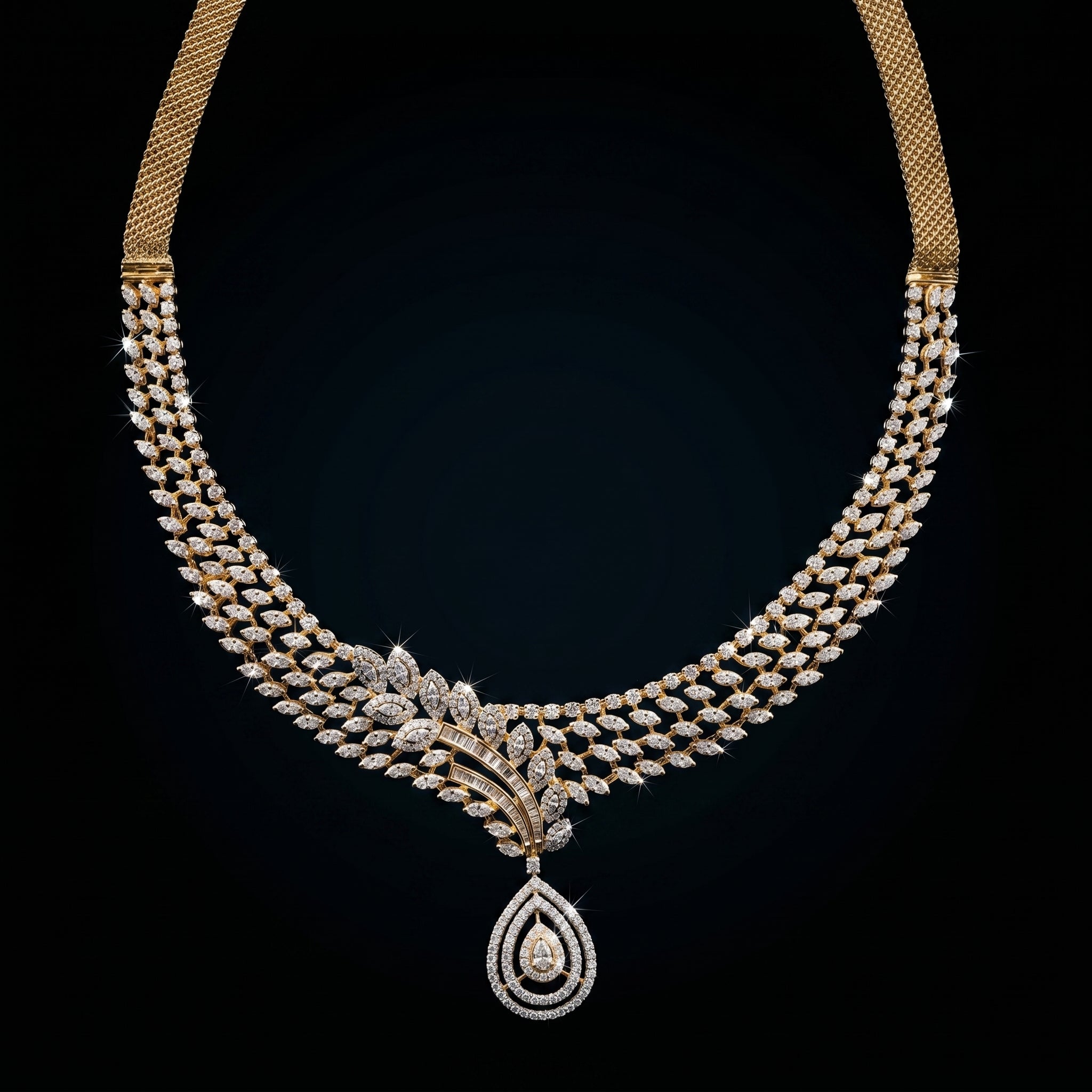 8.43Ct of Necklace With Purity of 14K