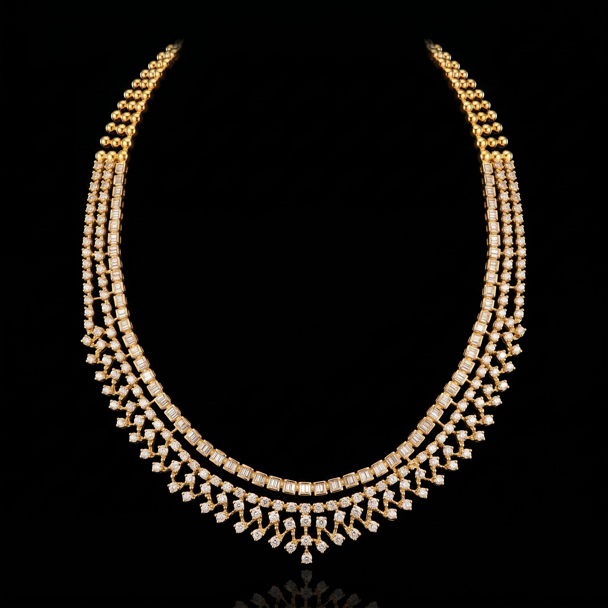 8.42Ct of Necklace With Purity of 14K