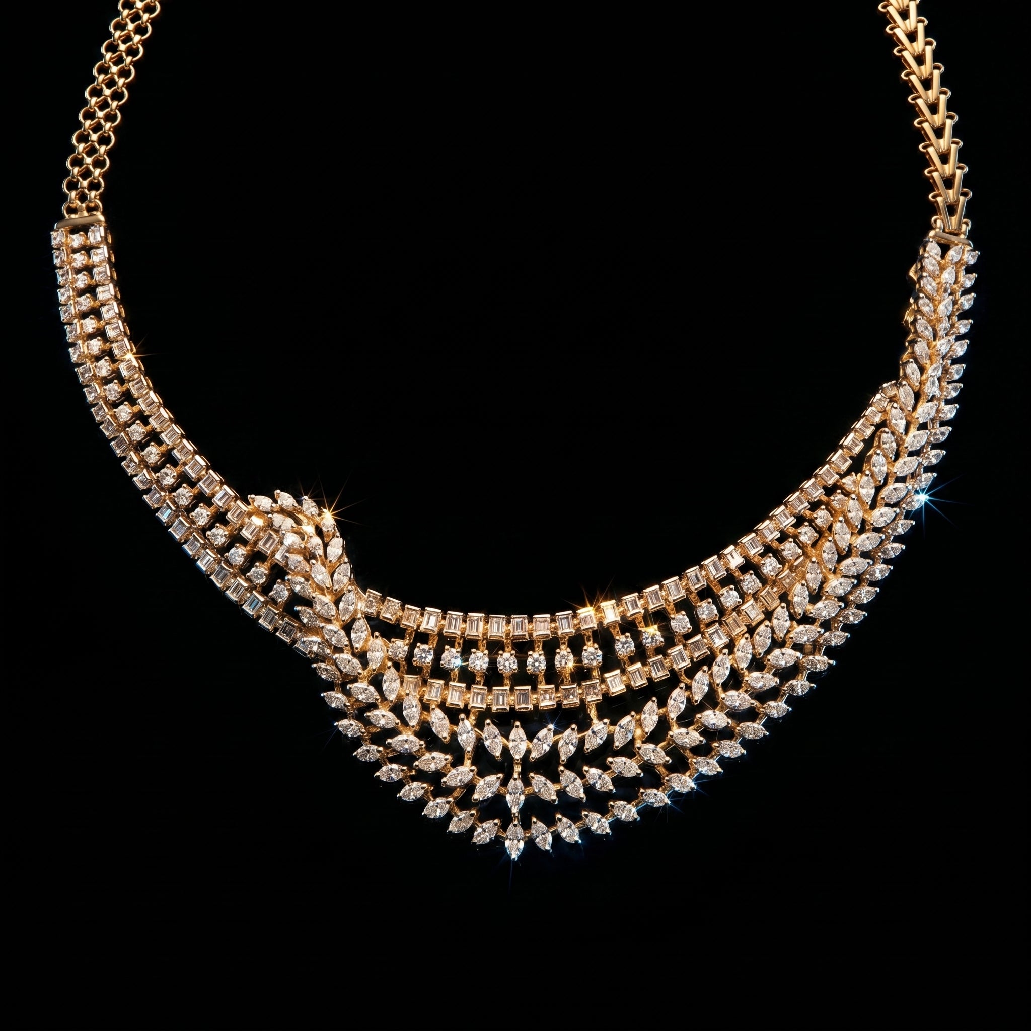 4.41Ct of Necklace With Purity of 14K