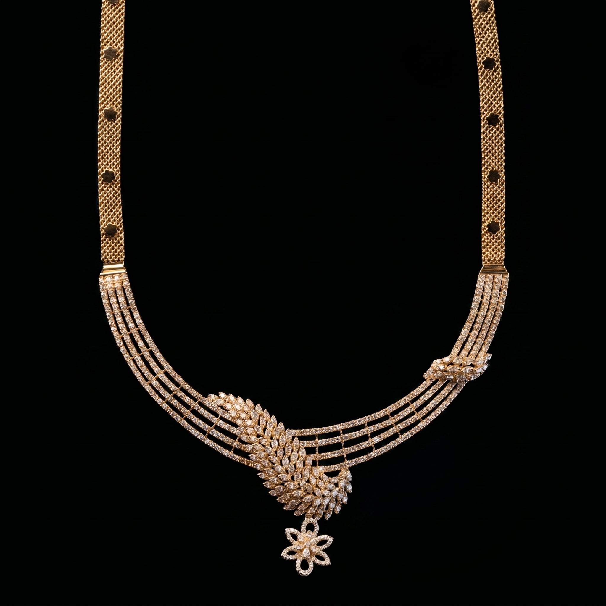 7.33Ct of Necklace With Purity of 14K