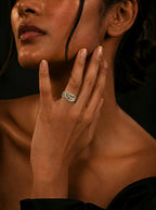 0.8Ct of Ring with the Purity of 18k