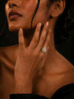 0.8Ct of Ring with the Purity of 18k