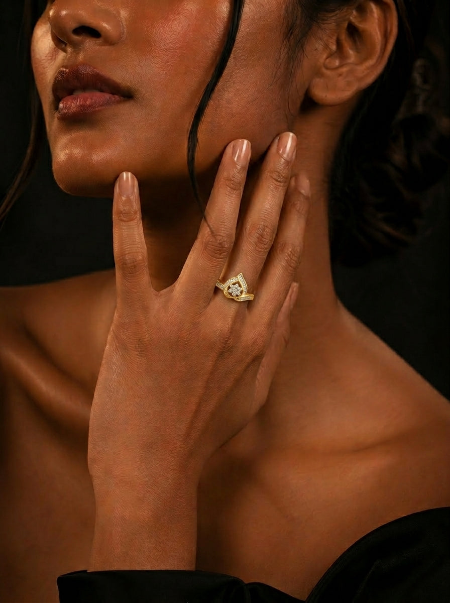 0.56Ct of Ring With the Purity of 18K