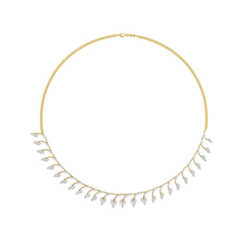 500.49Ct Round shape Necklaces Purity of 18KT