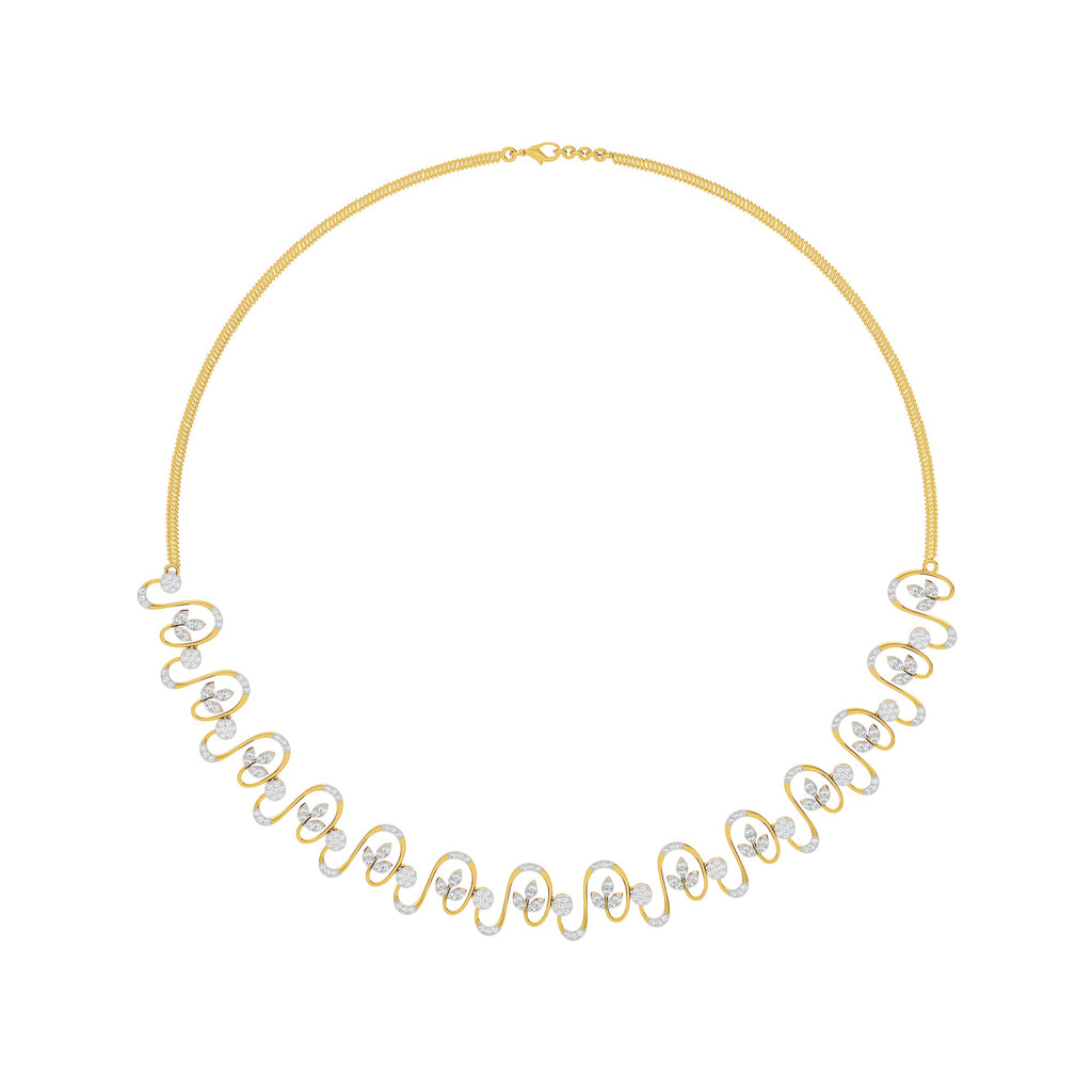 659.68Ct Round shape Necklaces Purity of 14KT