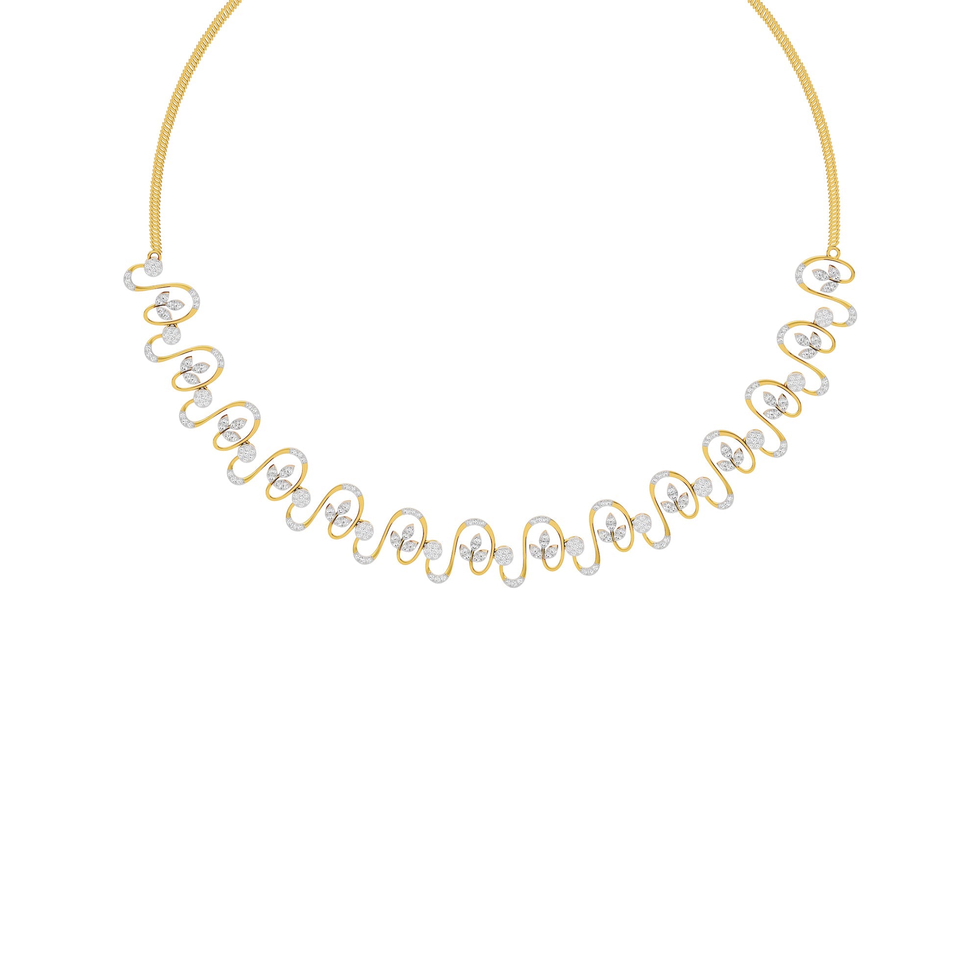 659.68Ct Round shape Necklaces Purity of 14KT