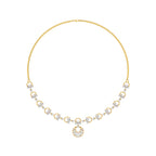 405.02Ct Round shape Necklaces Purity of 18KT