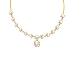 405.02Ct Round shape Necklaces Purity of 18KT