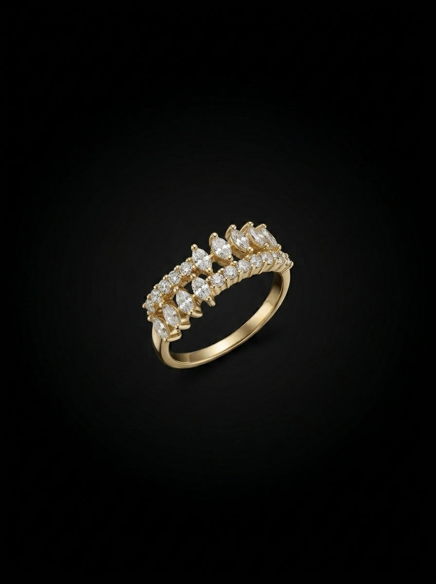 1Ct of Ring with the Purity of 18K