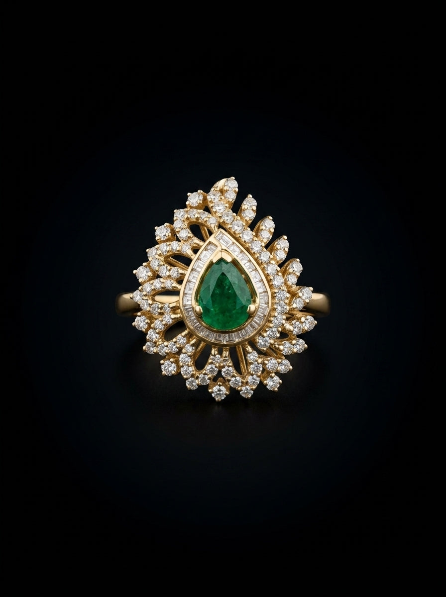 3.1Ct of Ring with the Purity of 18K
