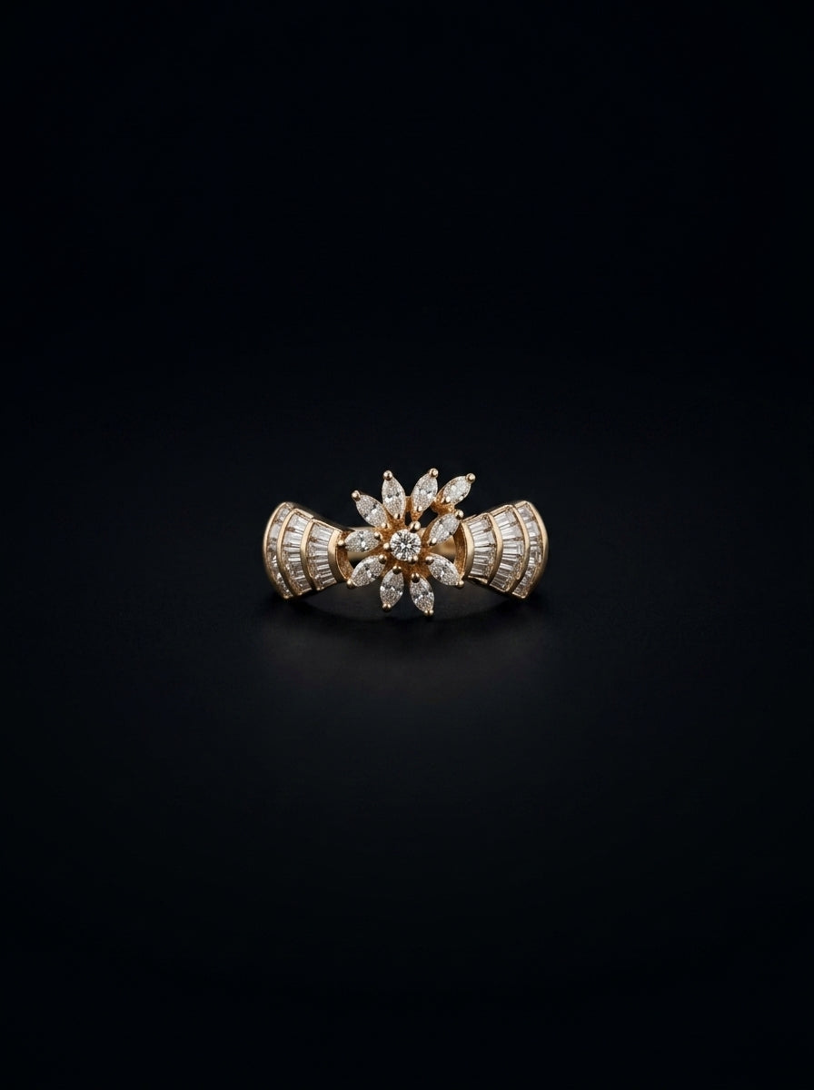 1.1Ct of Ring with the Purity of 18K