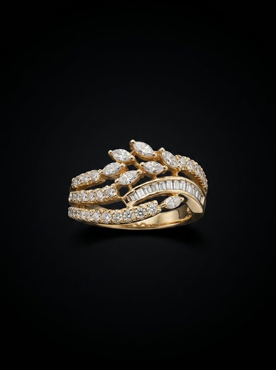 1Ct of Ring with the Purity of 18K