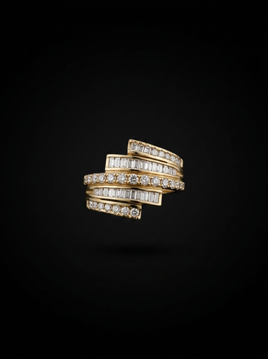 0.82Ct of Ring with the Purity of 18K