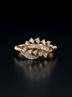 0.6Ct of Ring with the Purity of 18K