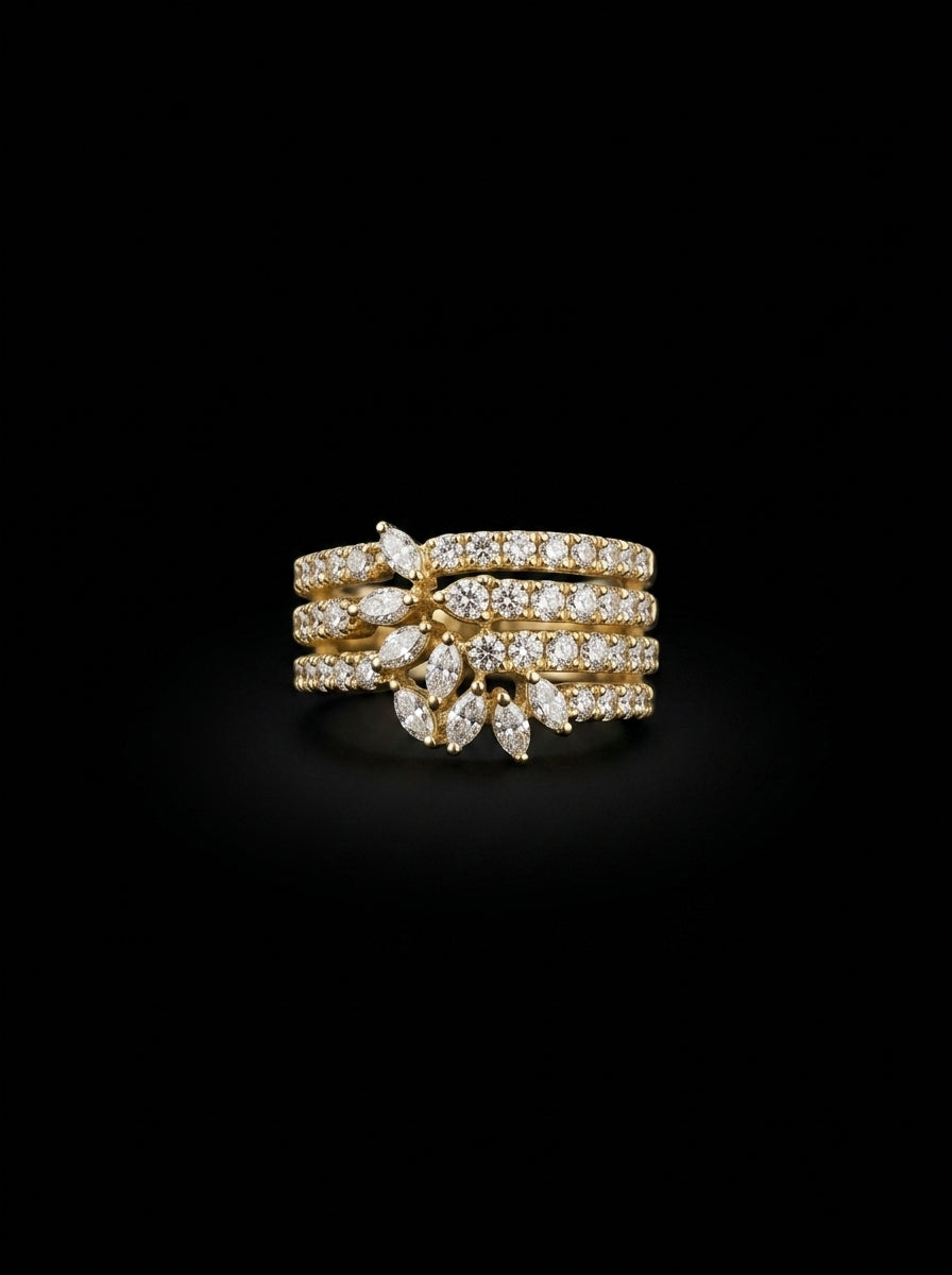 1.15Ct of Ring with the Purity of 18K