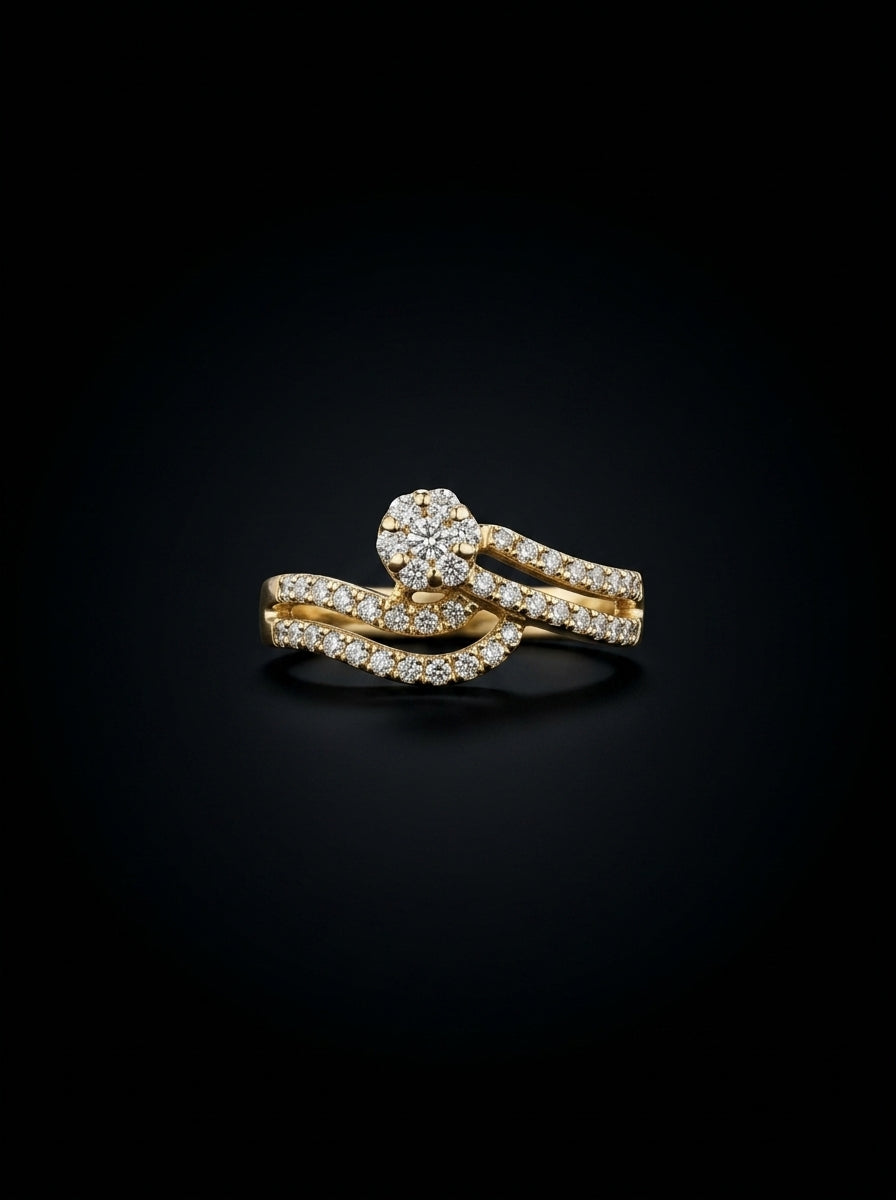 1Ct of Ring with the Purity of 18k