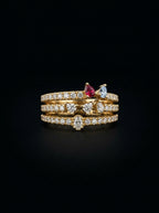 0.7Ct of Ring with the Purity of 18k