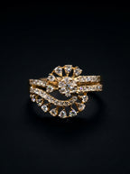 0.9Ct of Ring with the Purity of 18k